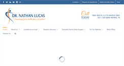 Desktop Screenshot of drnathanlucas.com